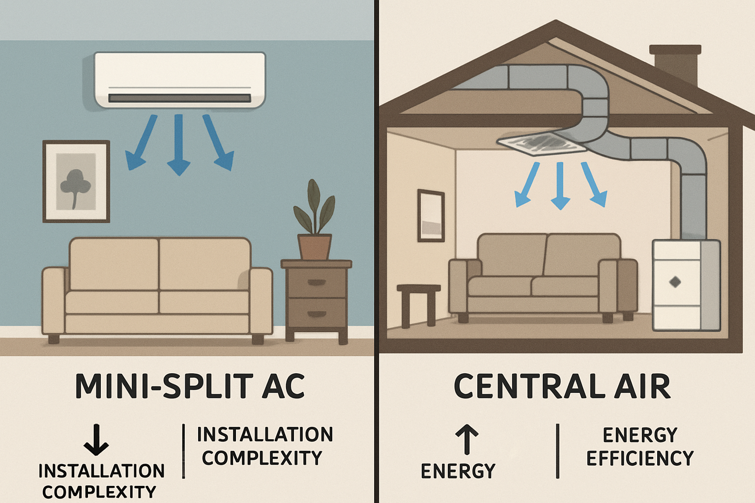 Mini Split AC vs Central Air: Your Complete Home Cooling Guide
