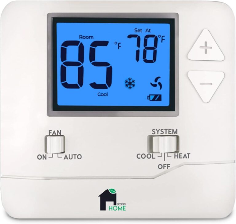 EconoHome Digital Thermostat: Simple Control for Year-Round Comfort