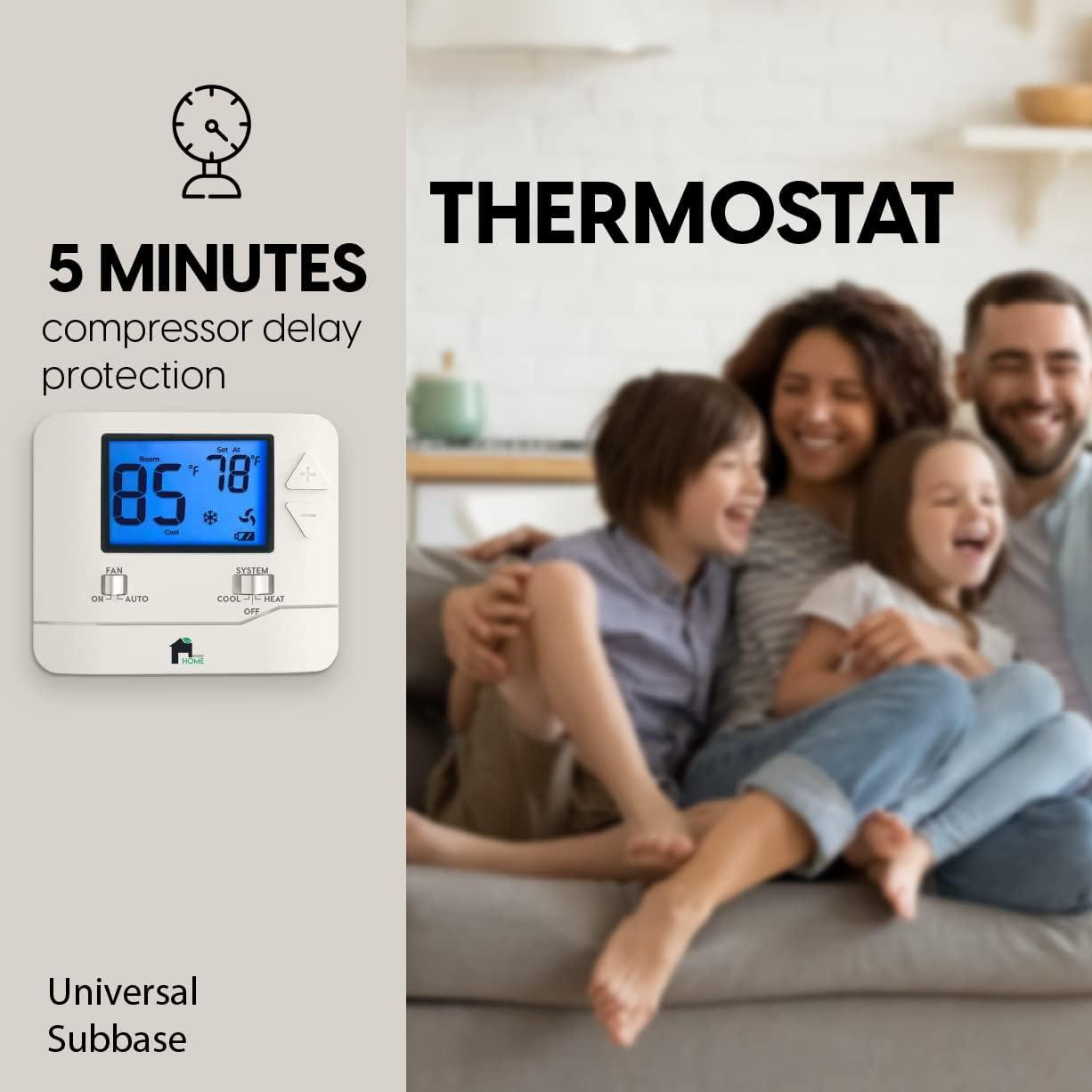 EconoHome​ Digital Thermostat: Simple Control for Year-Round Comfort