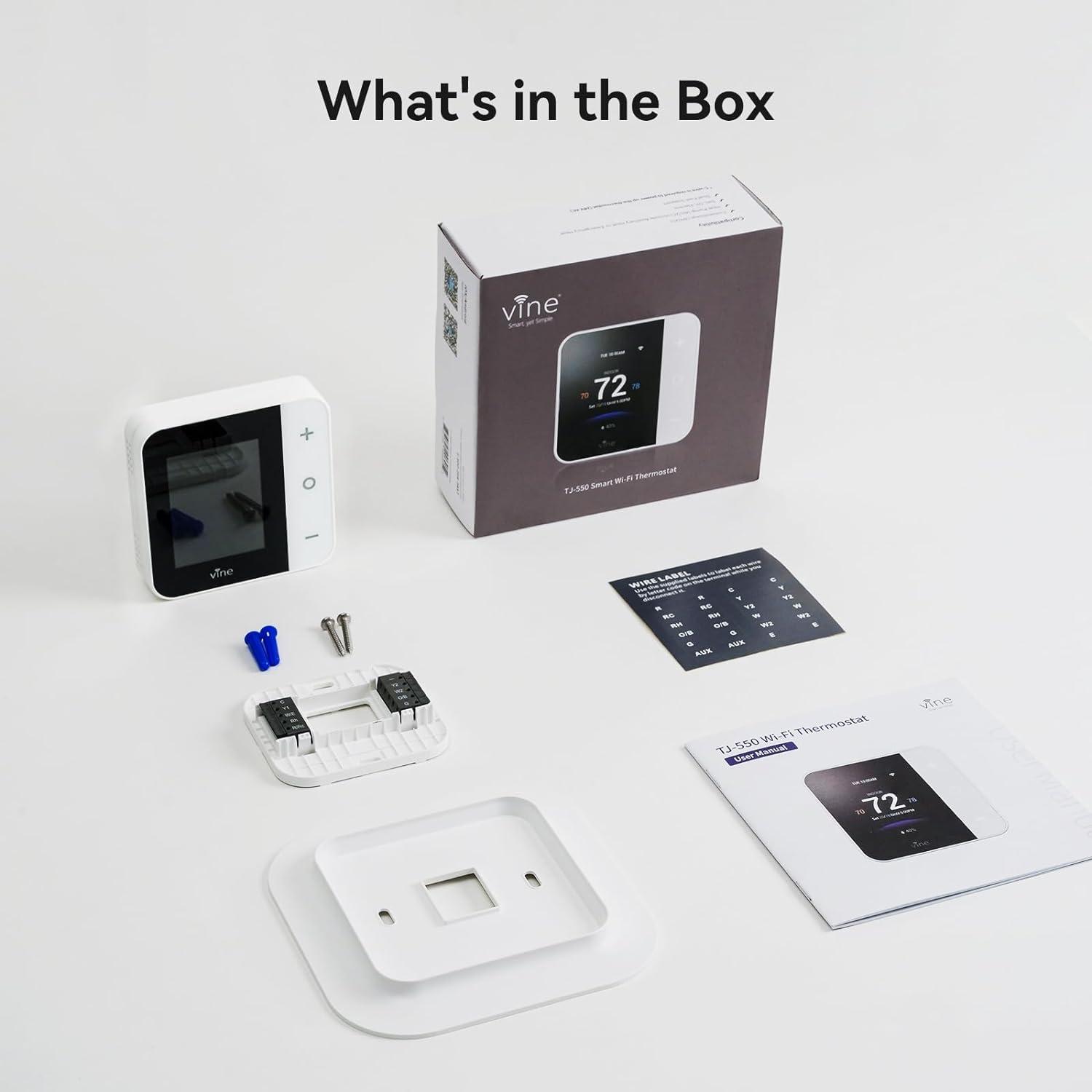 Vine ‍Smart Thermostat Review:‍ Energy Savings Meet Voice⁤ Control Convenience