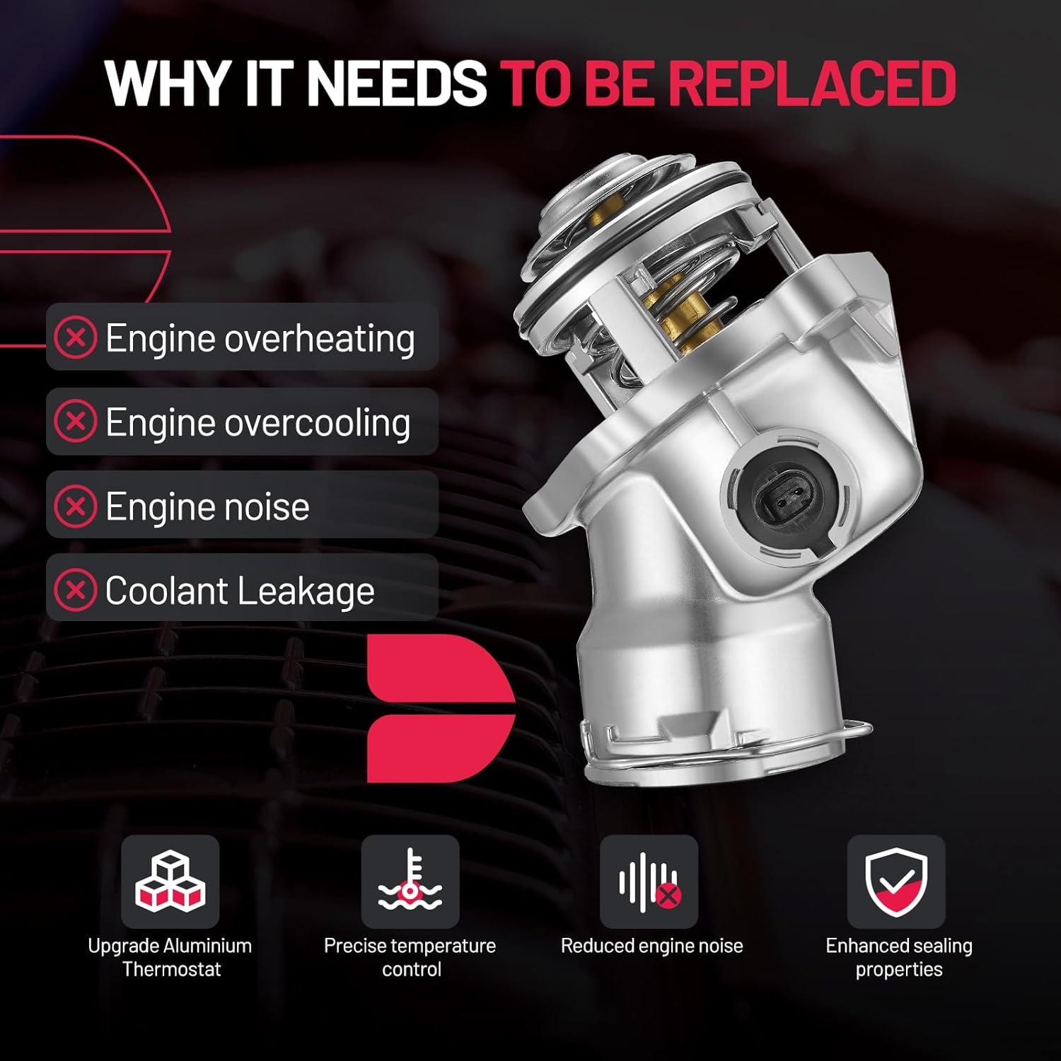 BDFHYK's ⁣Upgraded Mercedes Thermostat Housing: ‍The Ultimate Cooling Solution