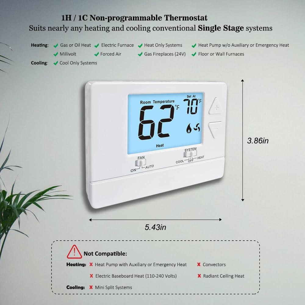 Simple Savings: Our Review of the Energy-Efficient NonProgrammable Digital ⁢Thermostat