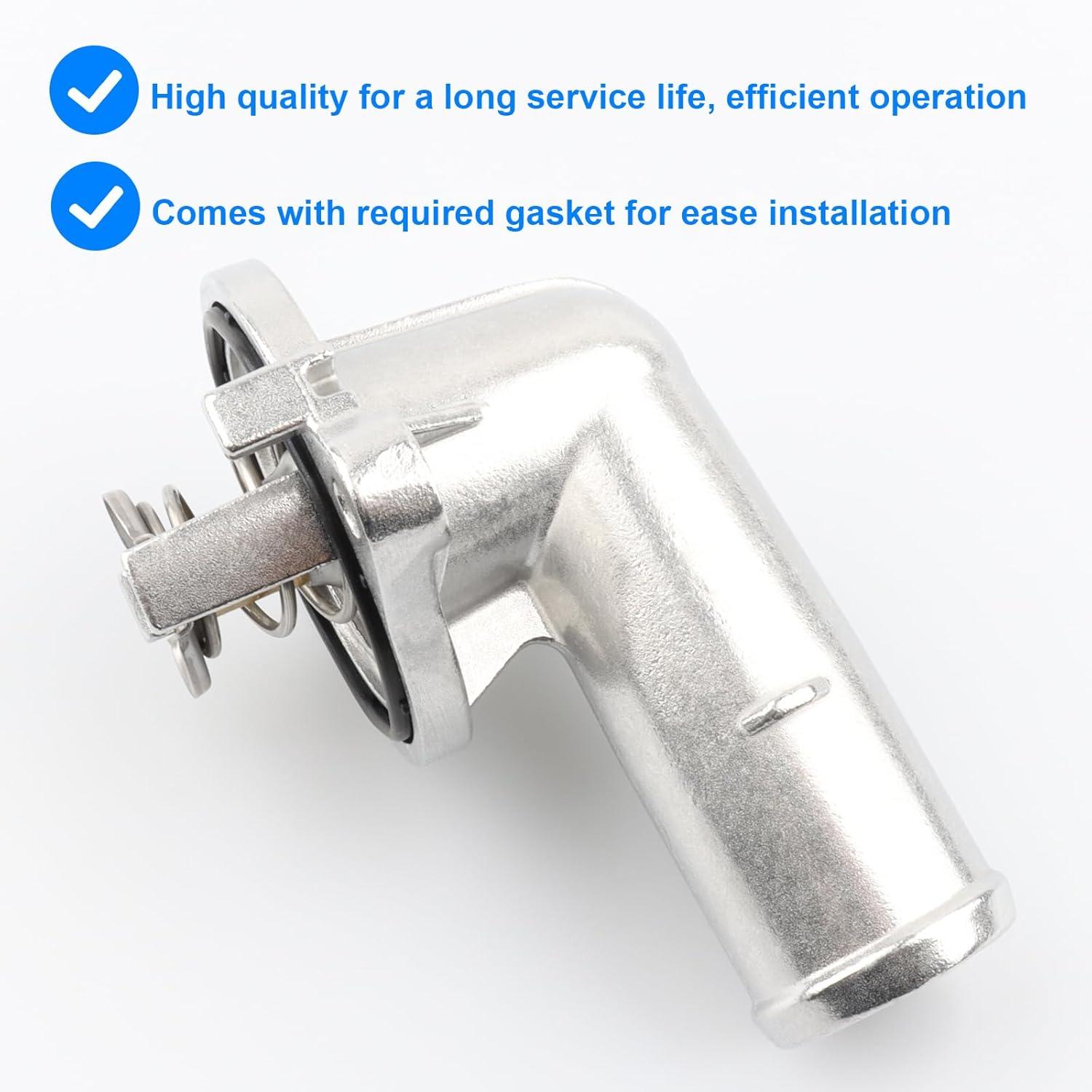 Maserati's Perfect match: Upgraded Aluminum Thermostat Housing​ for 3.0L Models