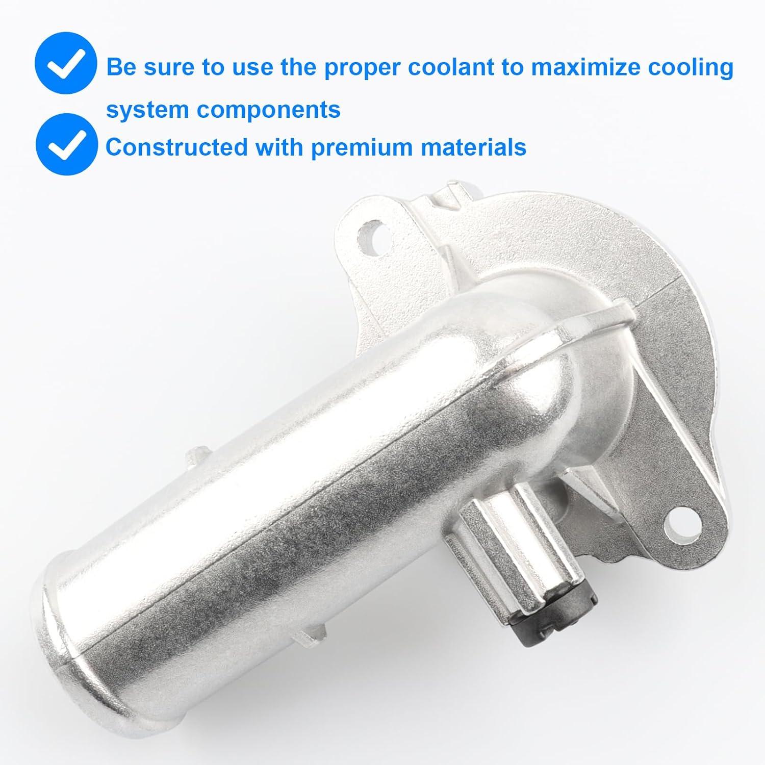 Maserati's Perfect Match: Upgraded Aluminum thermostat⁤ Housing for 3.0L Models
