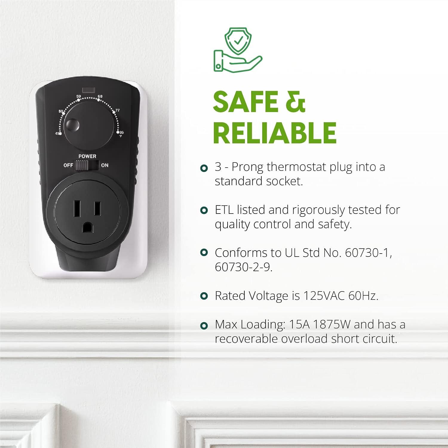 EconoHome ​Adjustable Thermostat:⁤ Smart ‍Energy ​Savings for Every Home