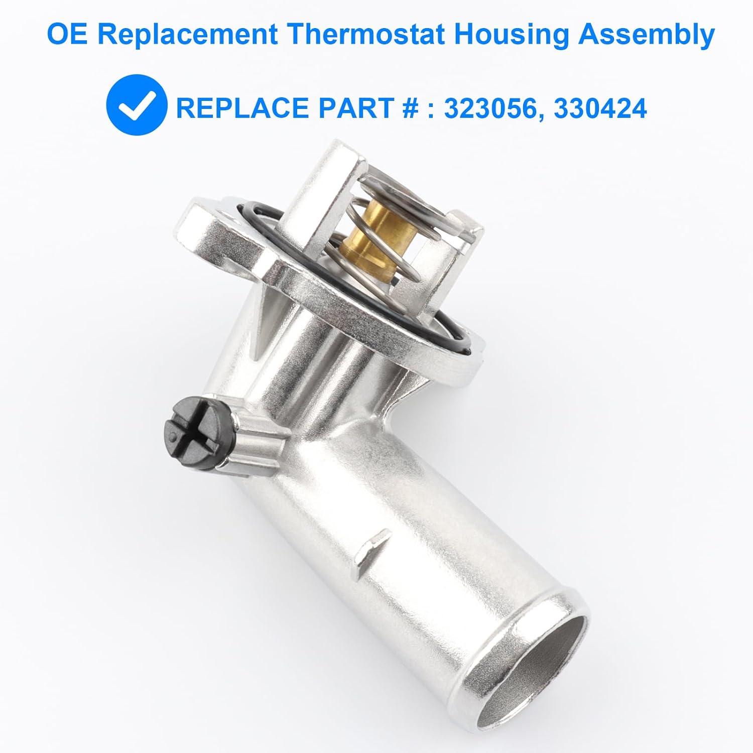 Maserati's Perfect Match: ⁢Upgraded ​Aluminum Thermostat housing ‍for 3.0L Models