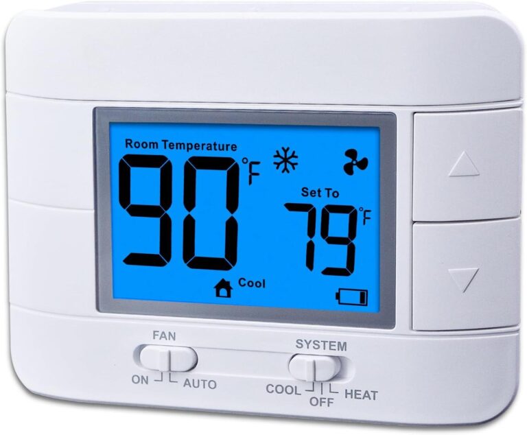 Simplicity Meets Precision: The Crystal-Clear Thermostat You Can Actually Read