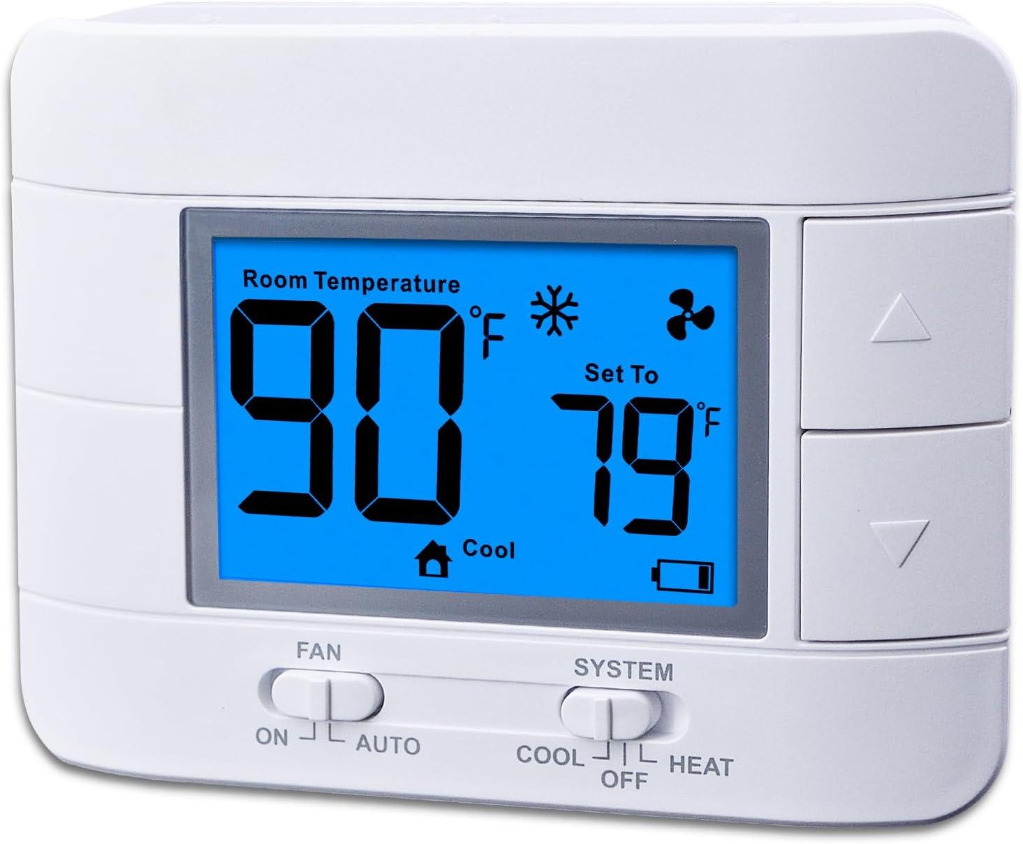 Simplicity Meets Precision: The Crystal-Clear Thermostat You Can Actually Read