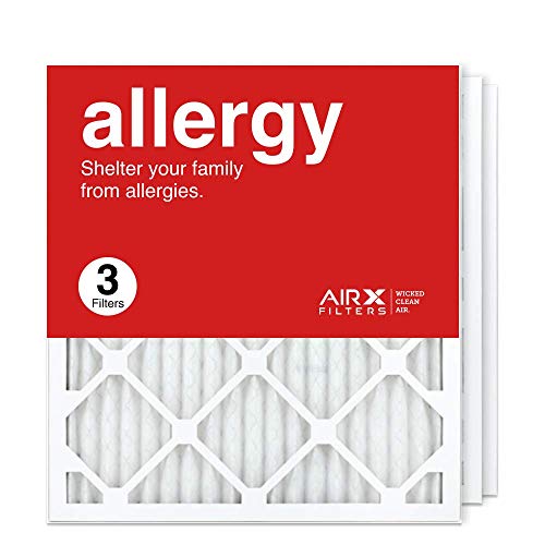 AIRx Filters 18x20x1 Air Filter MERV 11 Pleated HVAC AC Furnace Air Filter, Allergy 3-Pack Made in the USA