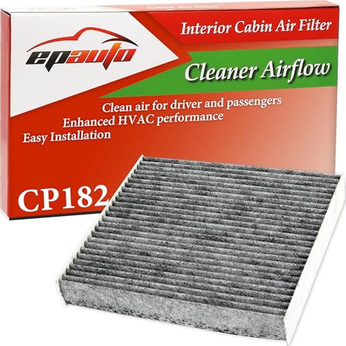 EPAuto CP182 (CF11182) Cabin Air Filter Replacement for Honda Accord, Civic, CR-V, Fit, HR-V, Insight, Odyssey, Pilot, CR-Z, Clarity, Acura Integra, MDX, RDX, TLX - Fits Select Models 2009-2025