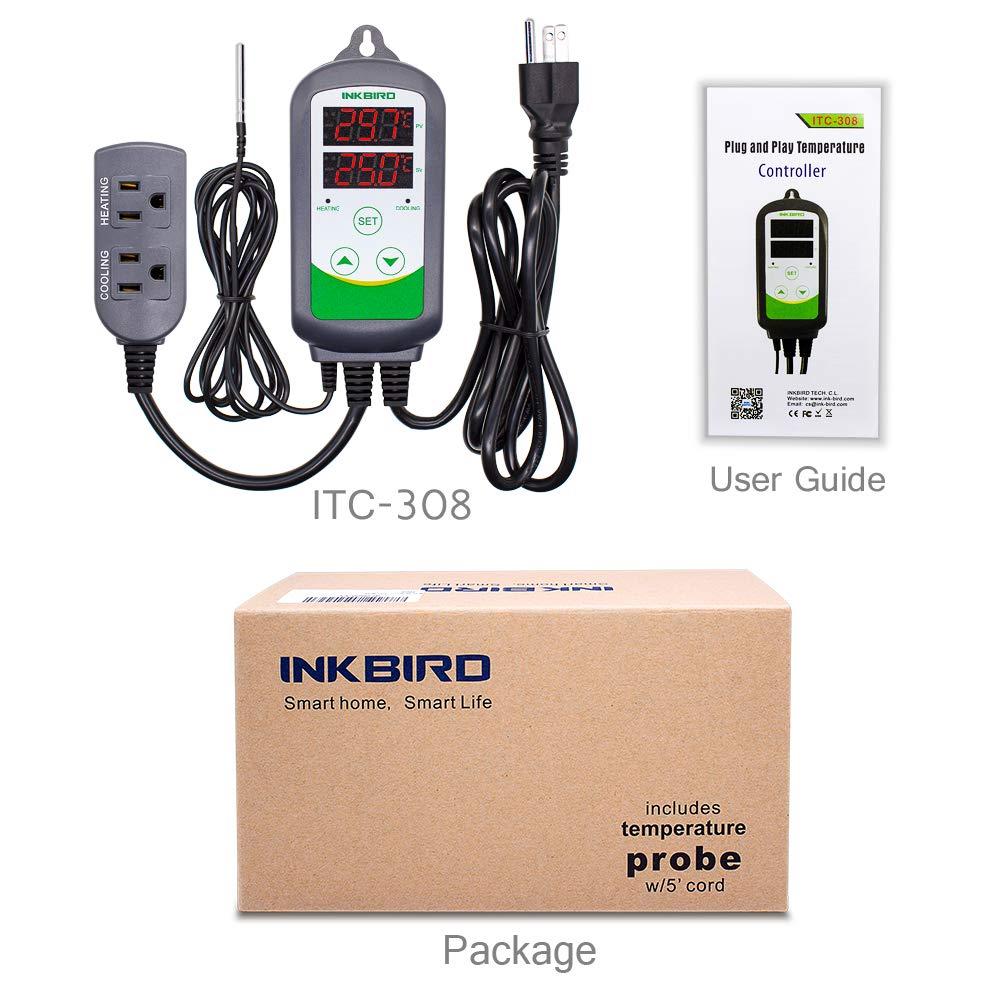 Inkbird ITC-308: The ‌Ultimate Temperature Controller for Brewers & Growers