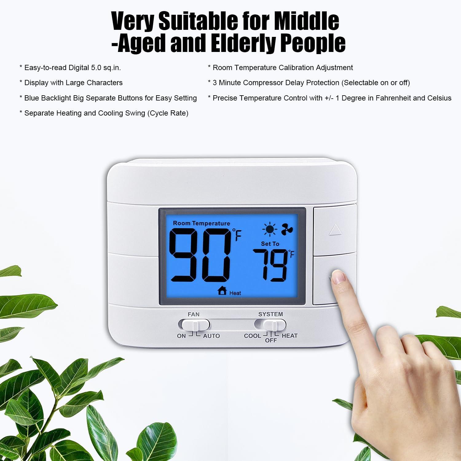 Simplicity ‍Meets Precision: The Crystal-Clear Thermostat ⁣You ⁣Can Actually read