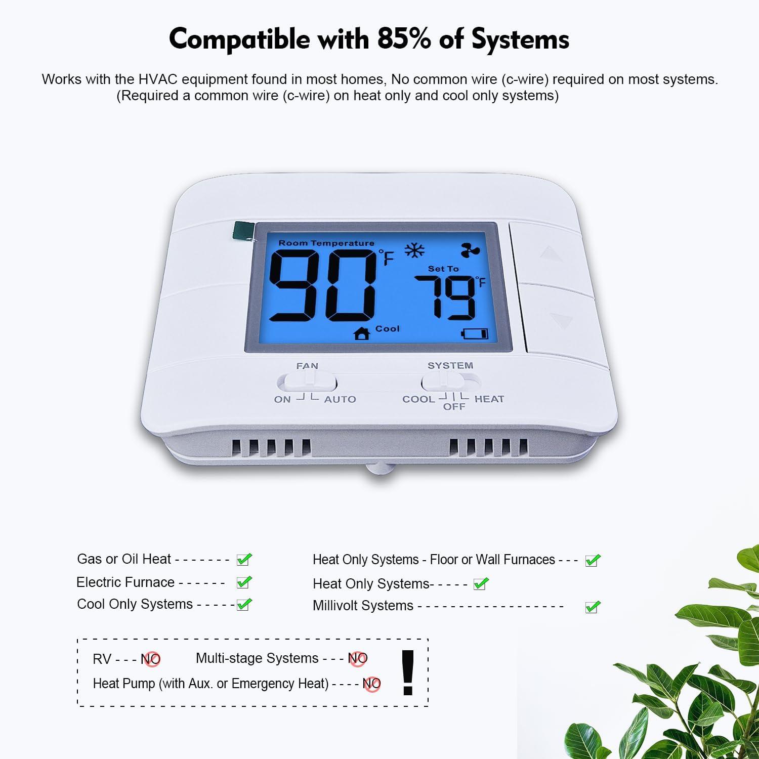 Simplicity Meets Precision: The Crystal-Clear Thermostat You ⁢Can Actually Read
