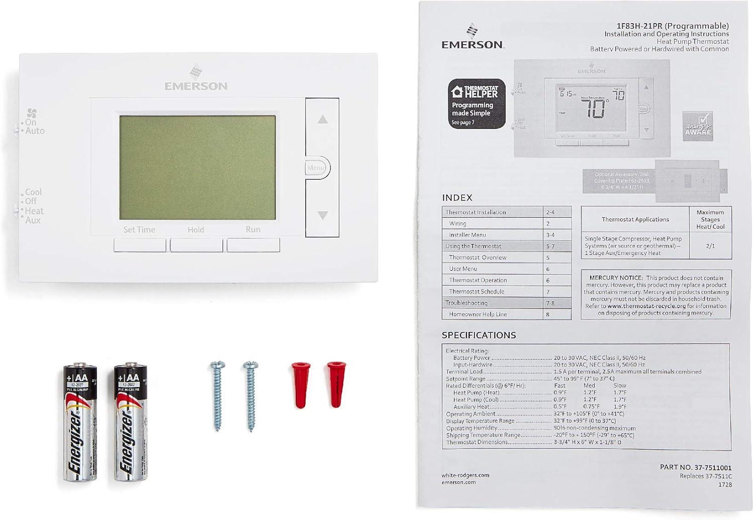 Emerson Heat Pump Thermostat: Smart Control made​ Effortless