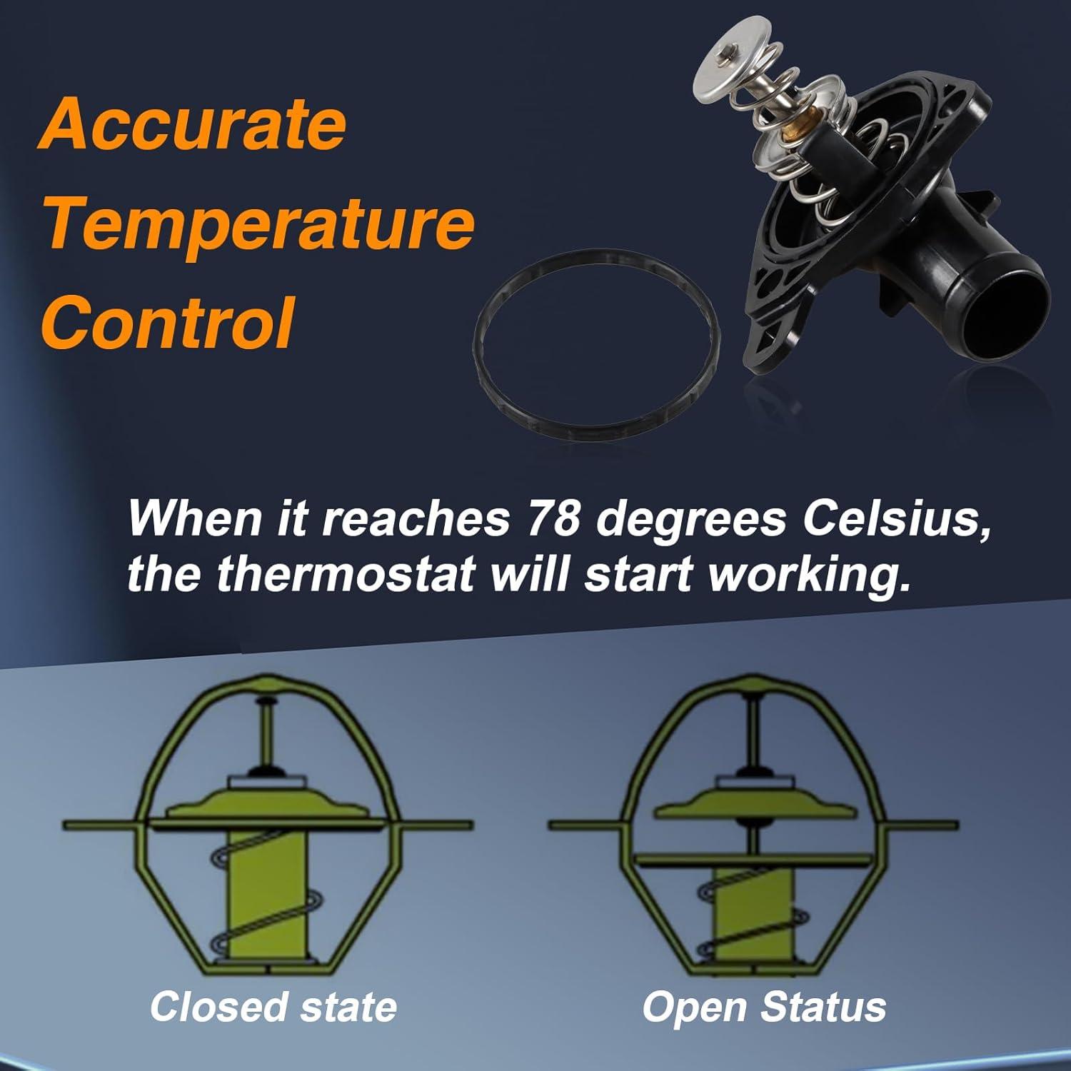 FUSCH Thermostat Housing ⁤Kit: The Perfect OEM Replacement for Honda & Acura