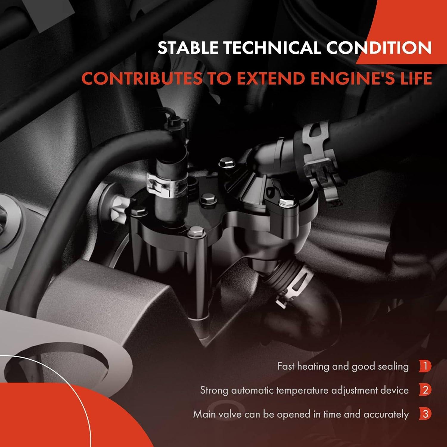 A-Premium Thermostat Housing Kit: The Ultimate Volvo & Land Rover Engine Cooling Solution 3 A-Premium thermostat Housing Kit: The Ultimate Volvo & Land Rover Engine Cooling Solution