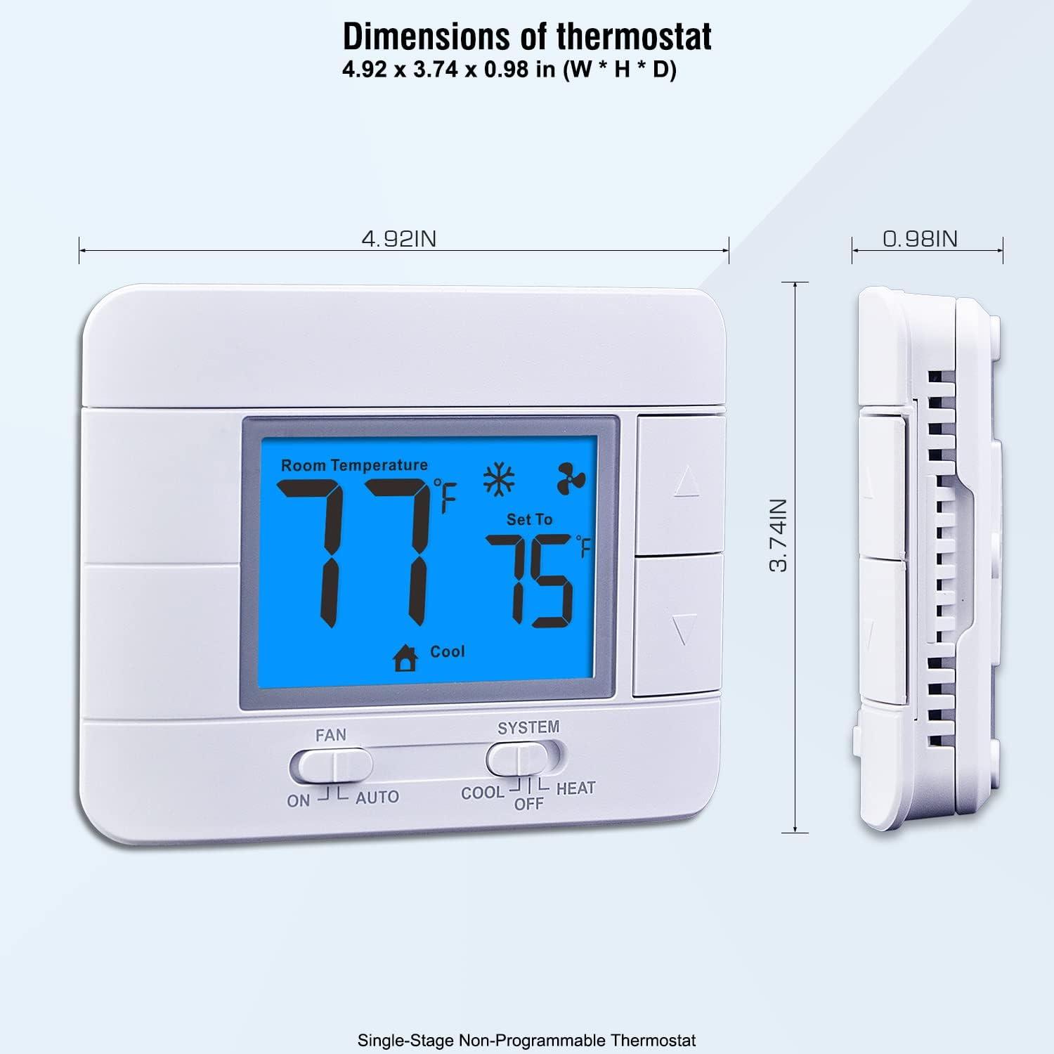 Clarity at a Glance: The Simple Thermostat with Big, Bright Display 8 Clarity at a Glance: The Simple Thermostat with Big, bright Display