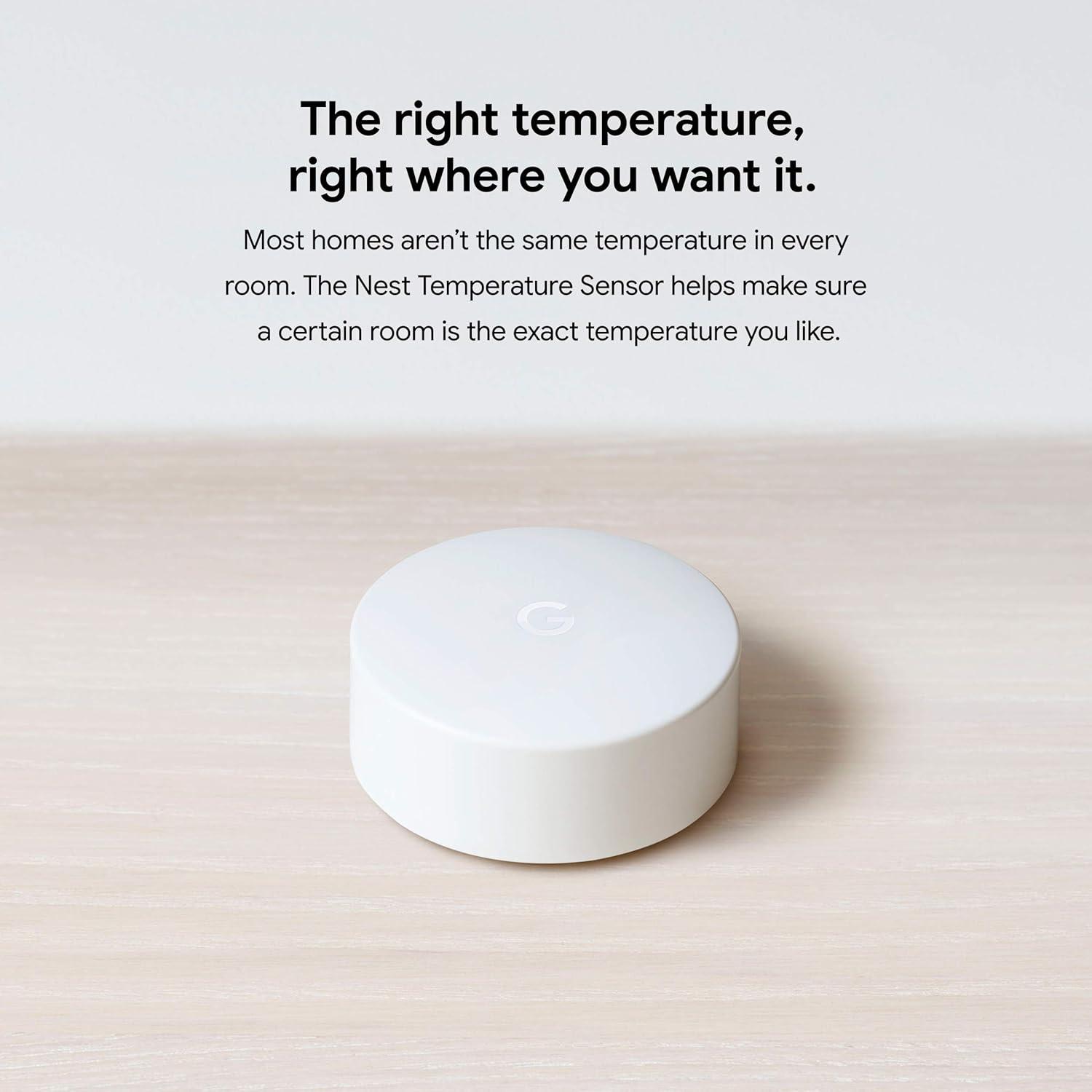 Google Nest Temperature Sensor: Perfect Room-by-Room Climate Control for Your Smart Home