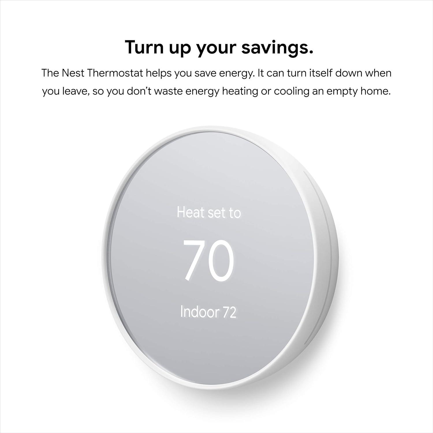 Google Nest Thermostat Review: Smart Home Savings in Stylish Snow