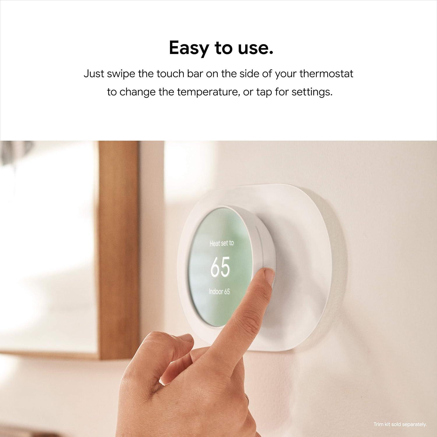 Google Nest Thermostat Review: Smart Home Savings in Stylish Snow