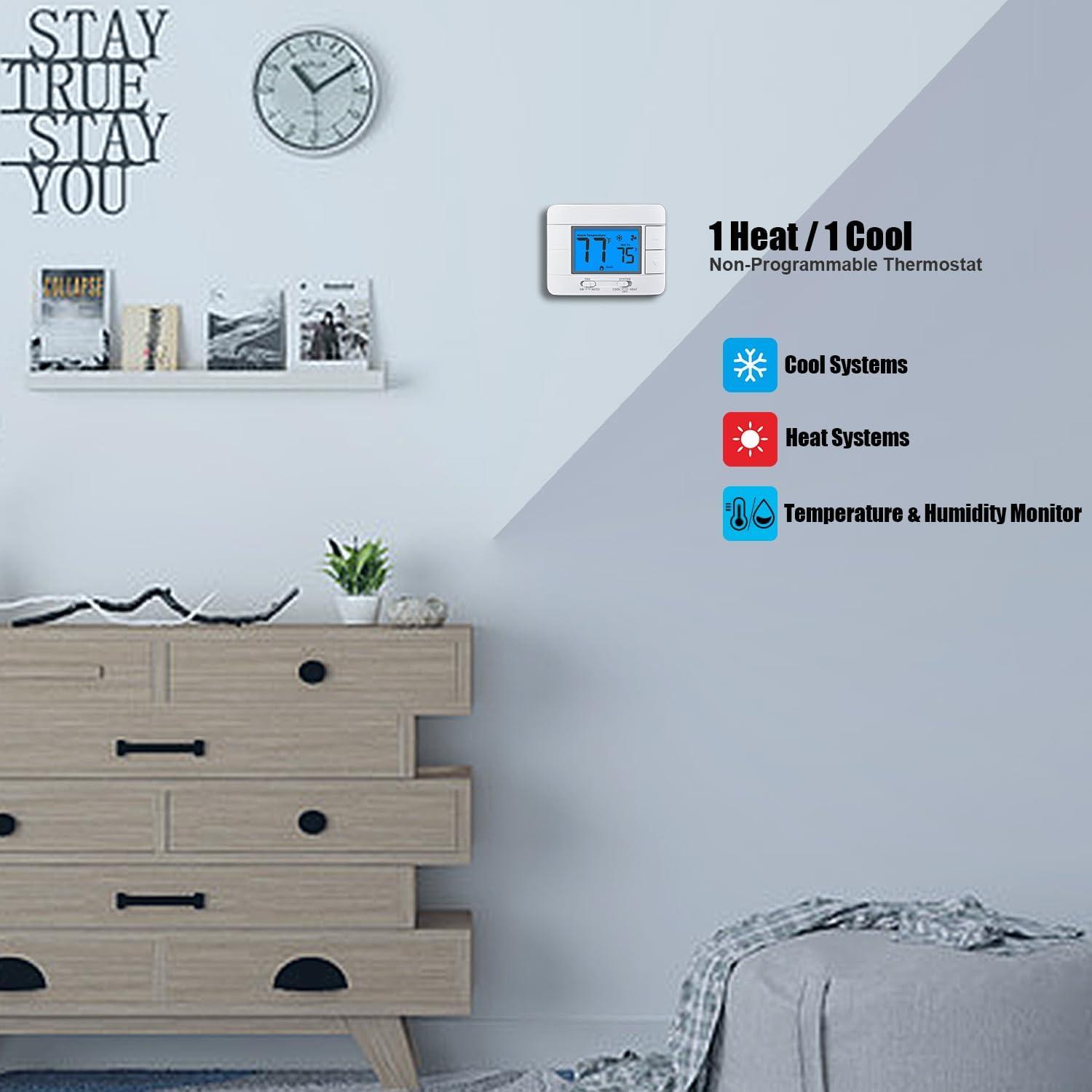 Clarity at a Glance: The Simple Thermostat with Big, Bright Display 5 clarity at a Glance: The Simple Thermostat with Big, Bright Display