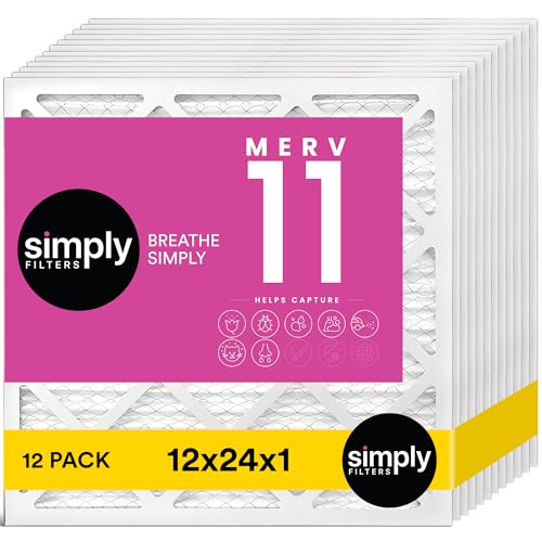 Review: Simply 12x24x1 Merv 11 Filters for Home Comfort