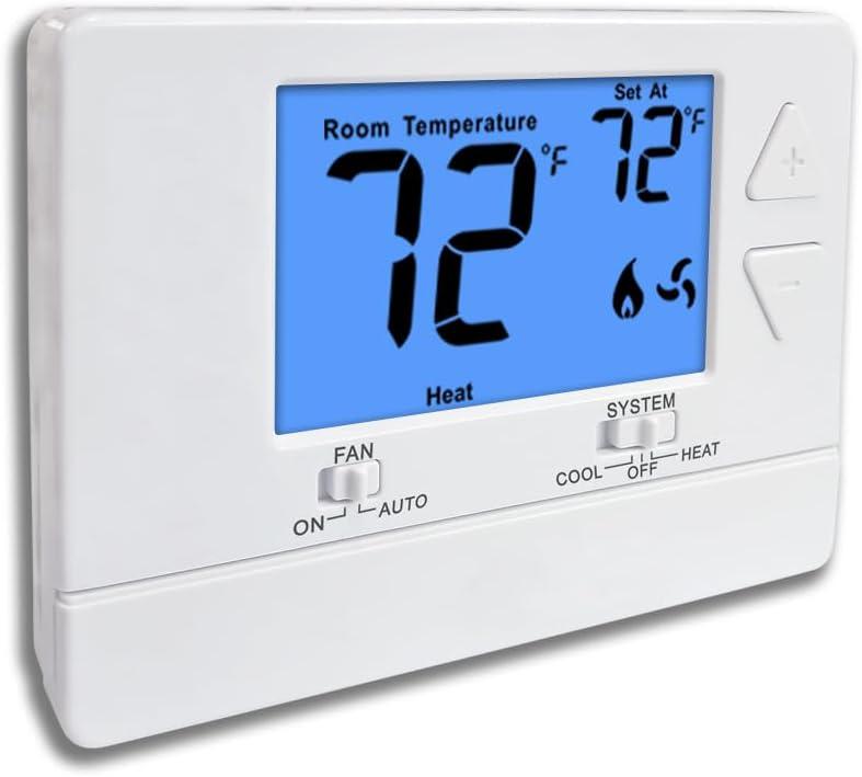 Simple Comfort: Our Review of the Digital Non-Programmable Thermostat with Easy DIY Installation