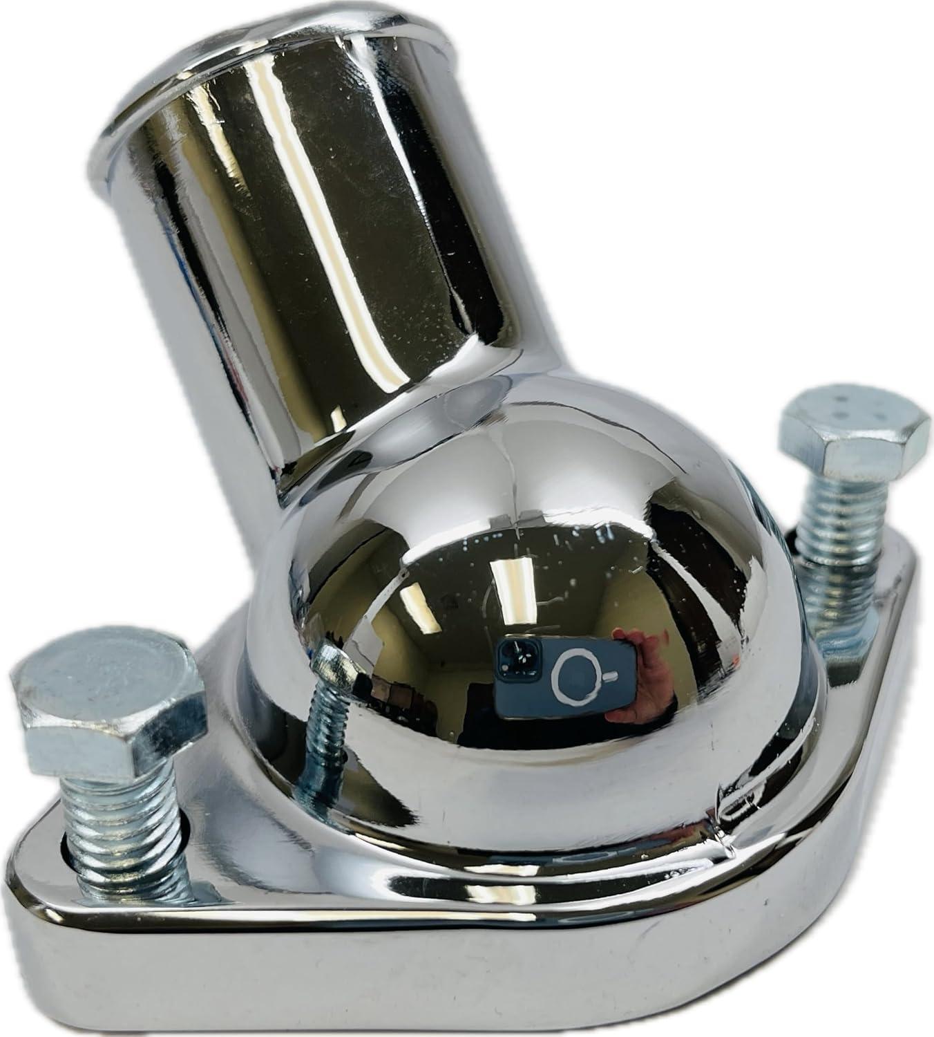 Chrome Steel water Neck: The Perfect Upgrade for Classic Chevy Engines