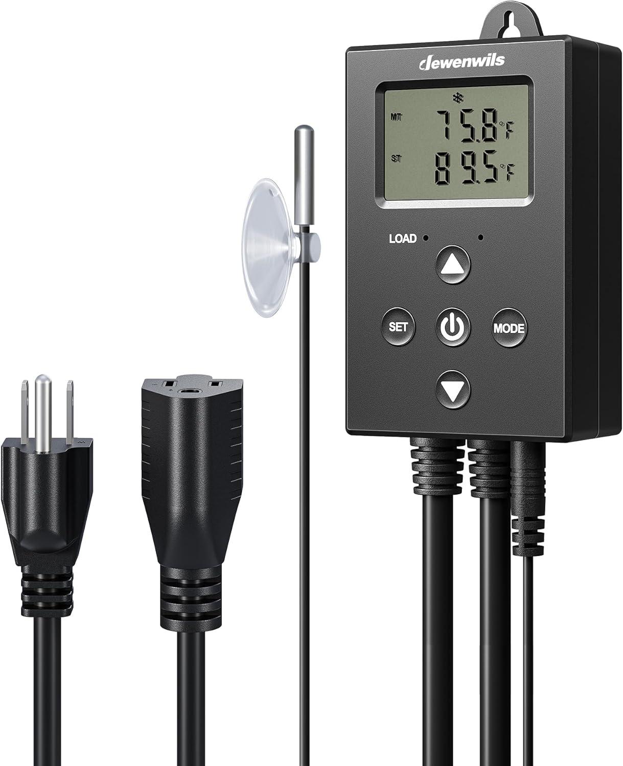 DEWENWILS Digital Thermostat Controller: Precision Temperature Management for Any Application