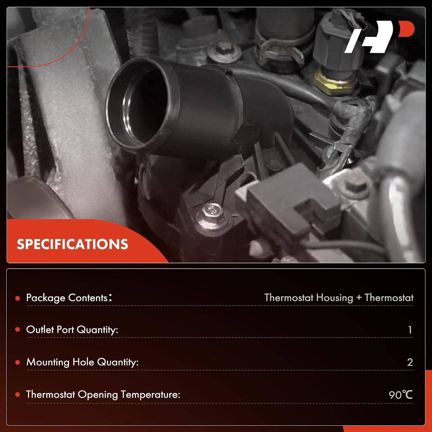 A-Premium Thermostat Housing: Perfect OEM Replacement for Ram 1500 3.6L