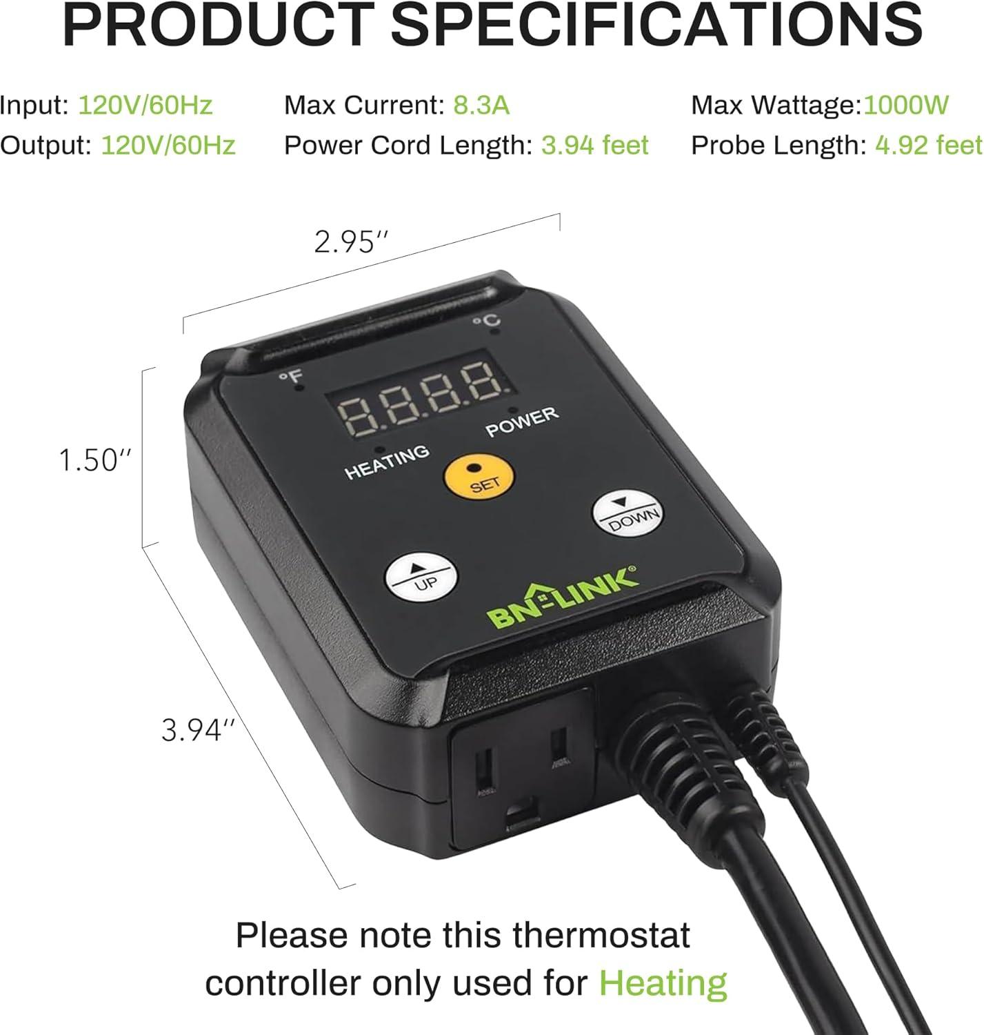 BN-LINK Digital Thermostat: The Ultimate Temperature Control Solution for All Your Heating Needs