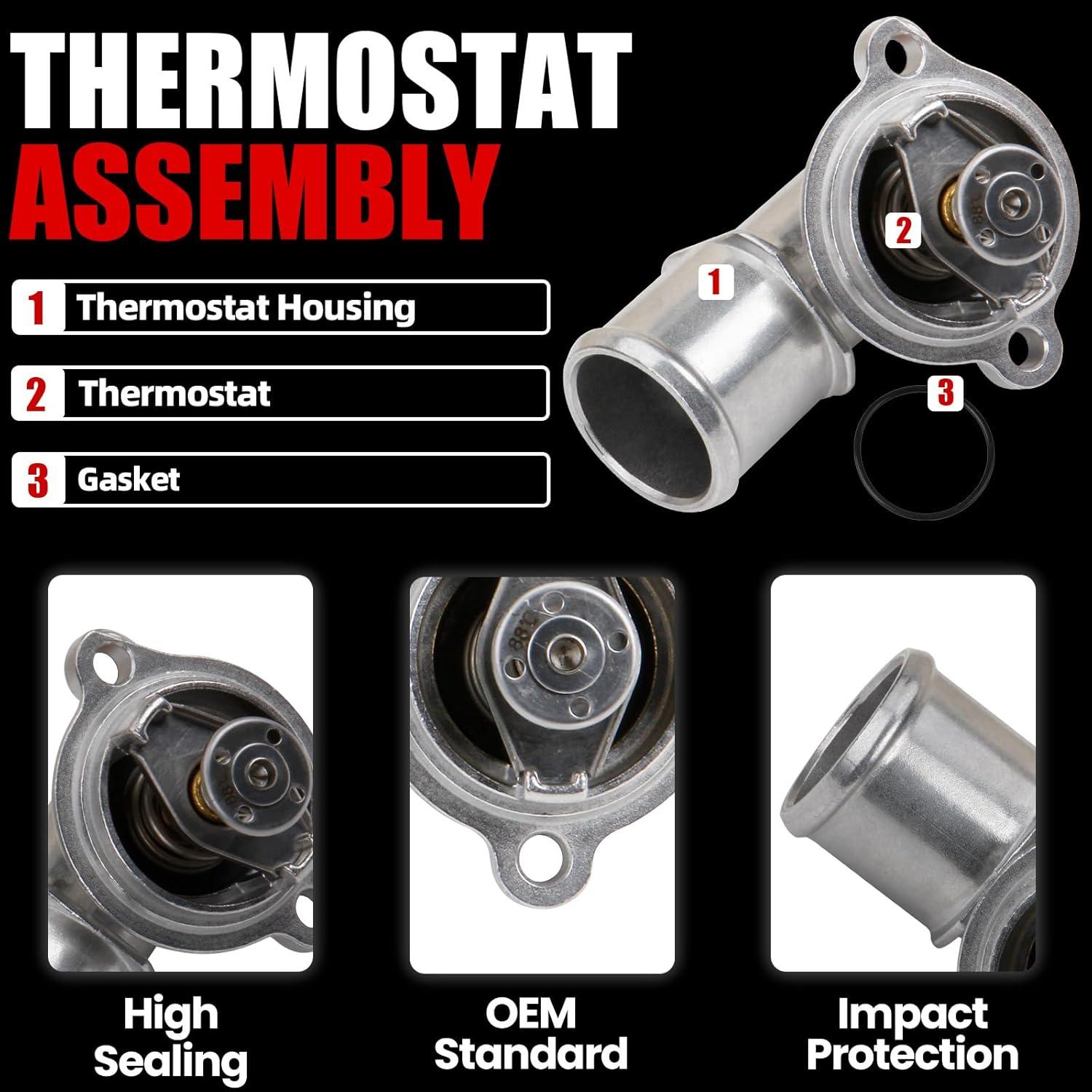 MITZONE Aluminum Thermostat Housing: The Ultimate Jeep & Ram Upgrade